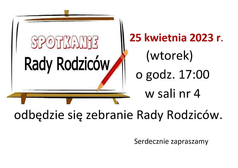 Zebranie Rady Rodziców IV/2023 - zdjęcie 1