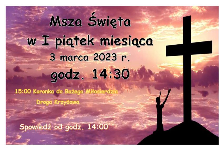 I piątek miesiąca Marzec/2023