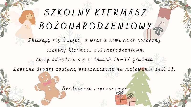Kiermasz Bożonarodzeniowy
