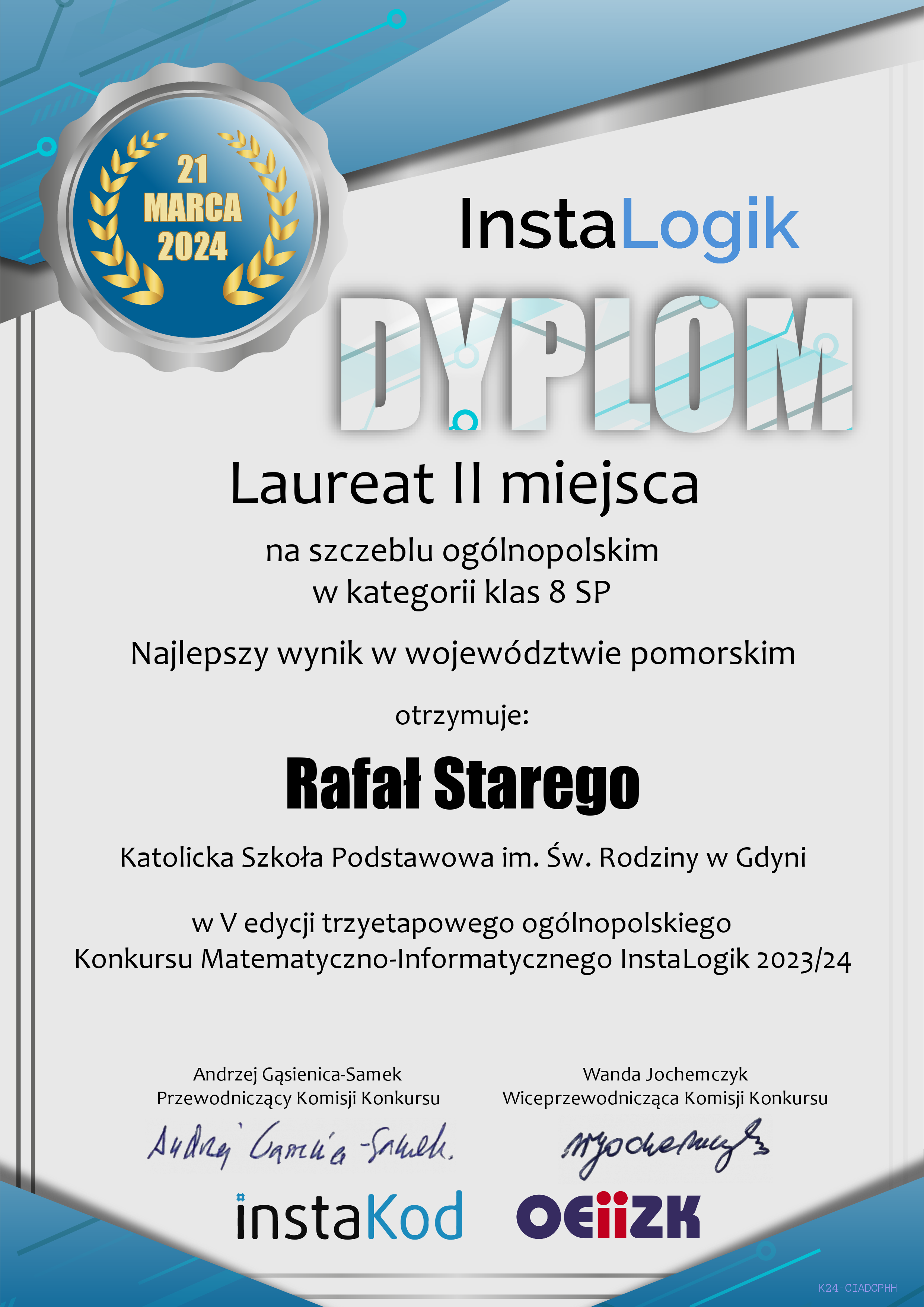 Rafał Starego w III etapie Instalogik!
