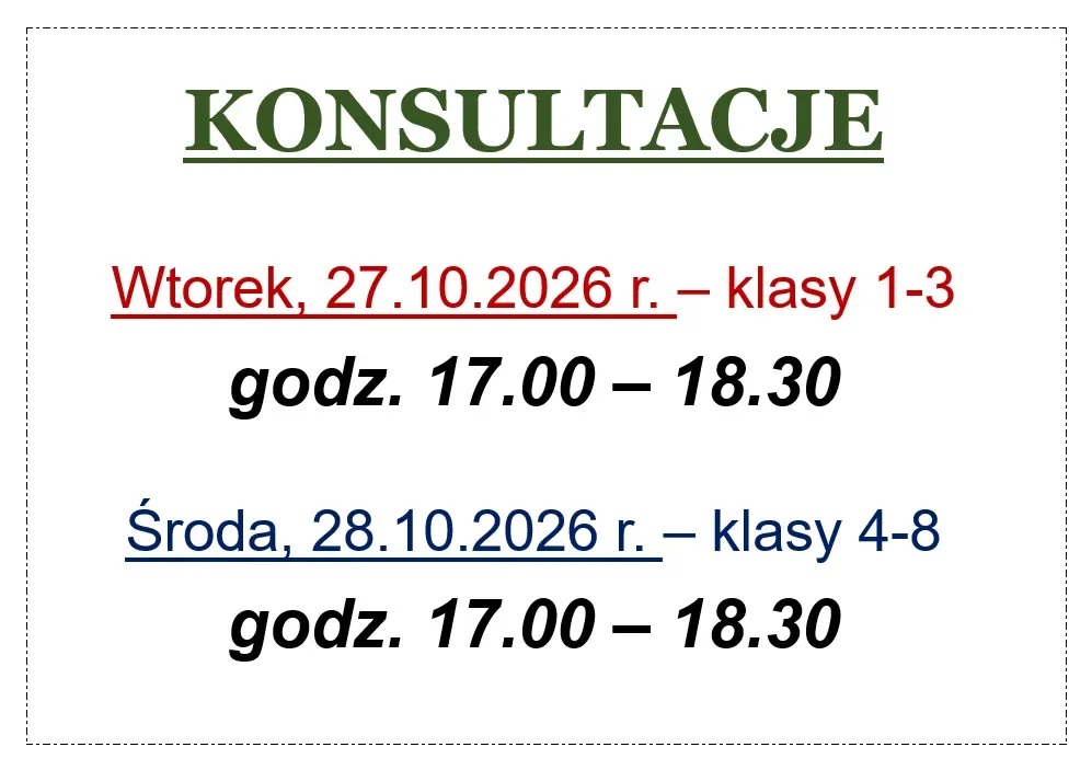 Konsultacje z rodzicami