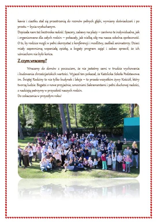 Wyjazd formacyjno-integracyjny Dębki 2026